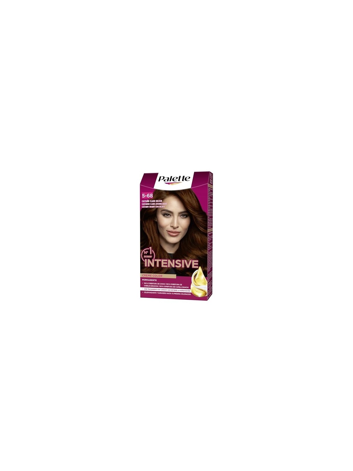 Schwarzkopf Palette Intensive Tinta 5.68 Castano Chiaro Rosso