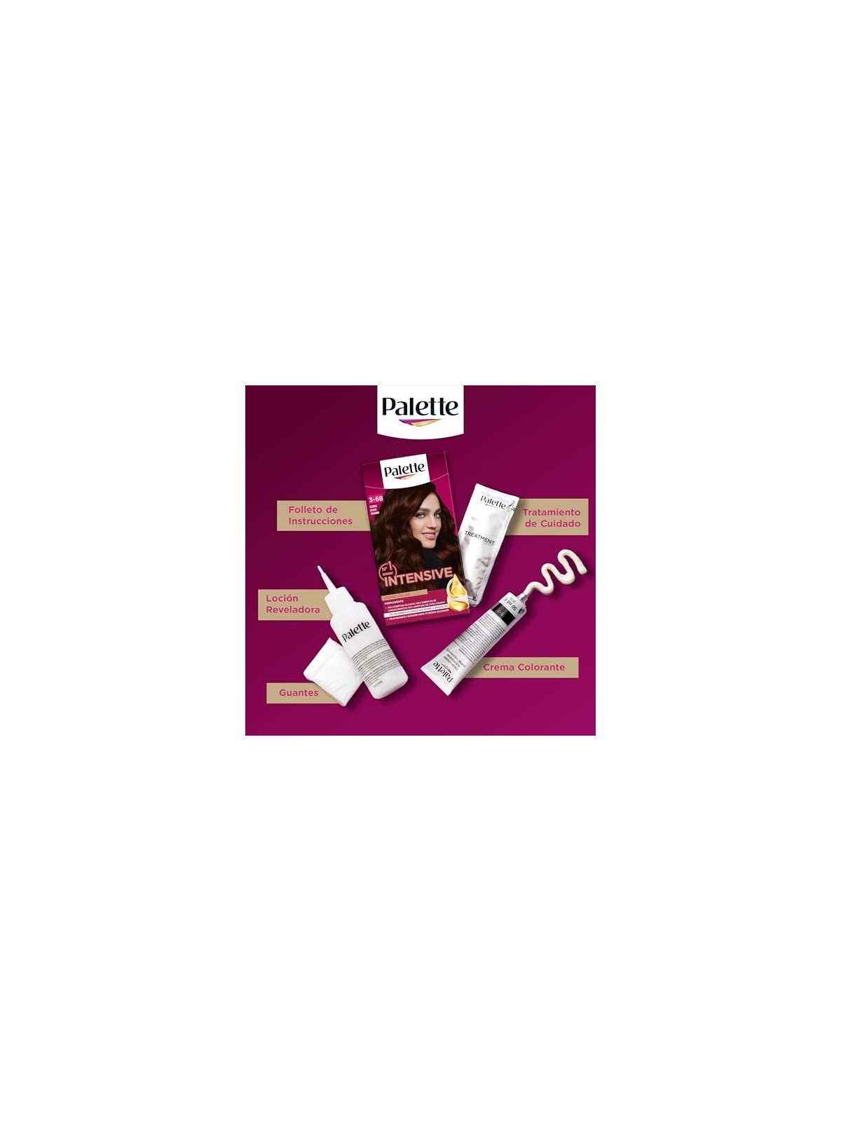 Palette INTENSIVE tinta 3.68 mogano