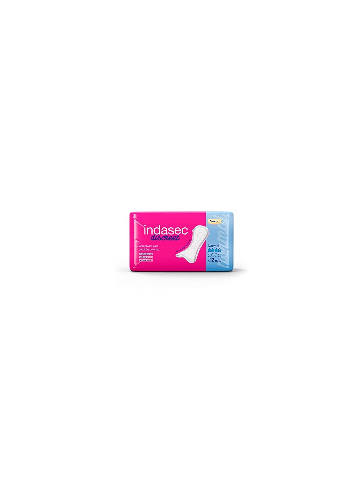 Indasec DISCREET pannolino per incontinenza normale 12 unit donna