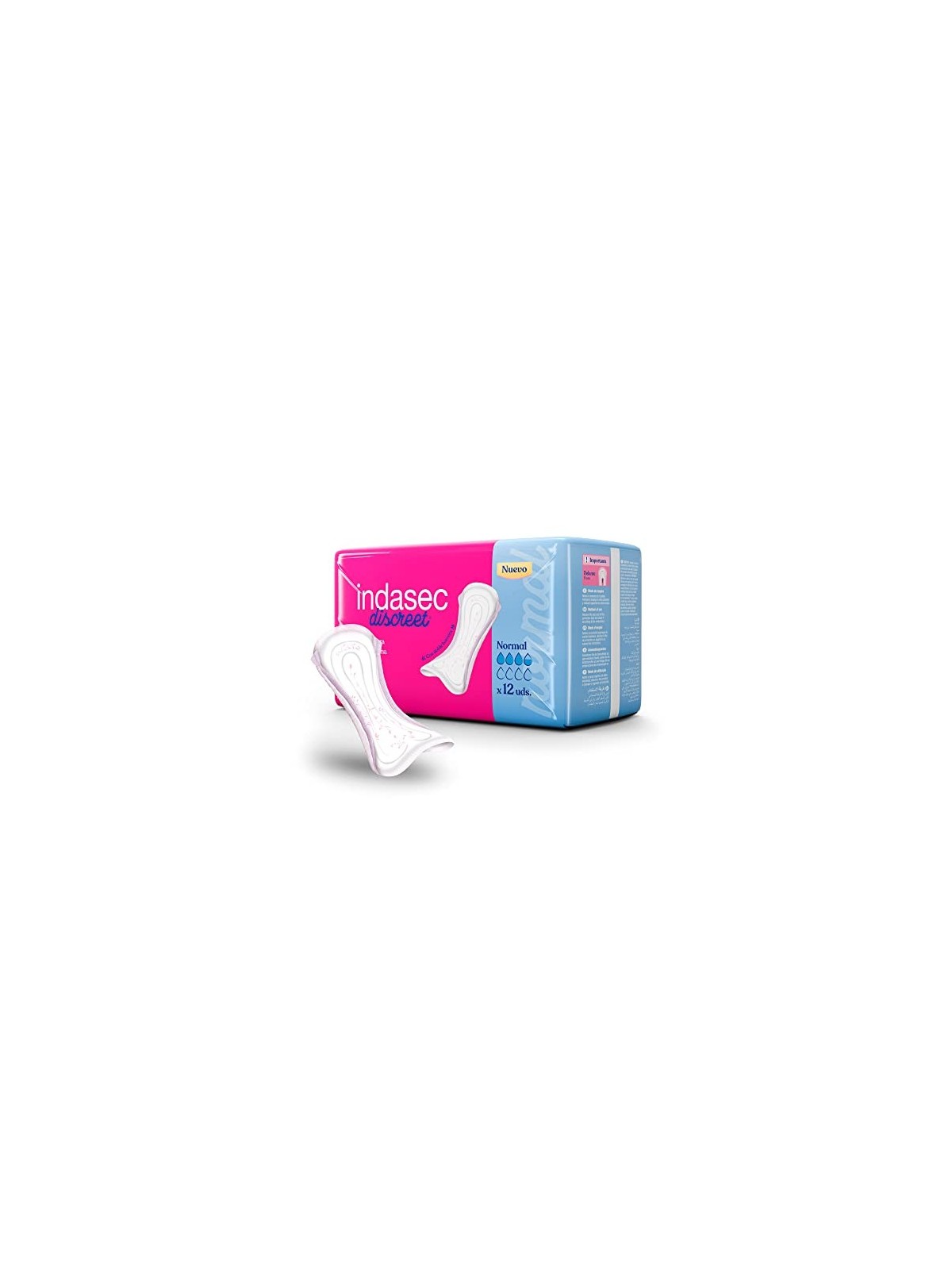 Indasec DISCREET pannolino per incontinenza normale 12 unit donna