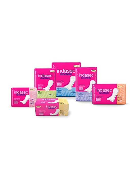 Indasec DISCREET pannolino per incontinenza normale 12 unit donna