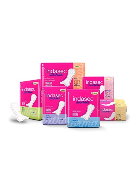 Indasec DISCREET pannolino per incontinenza normale 12 unit donna