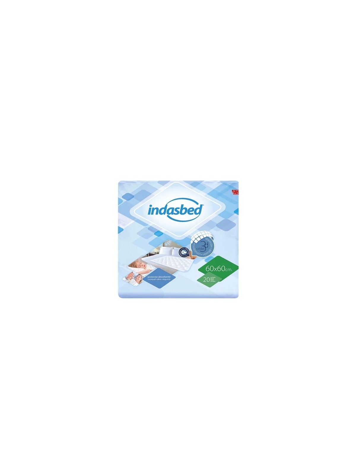 Indasec INDASBED protezione assorbente 60x60 cm 20 unit donna