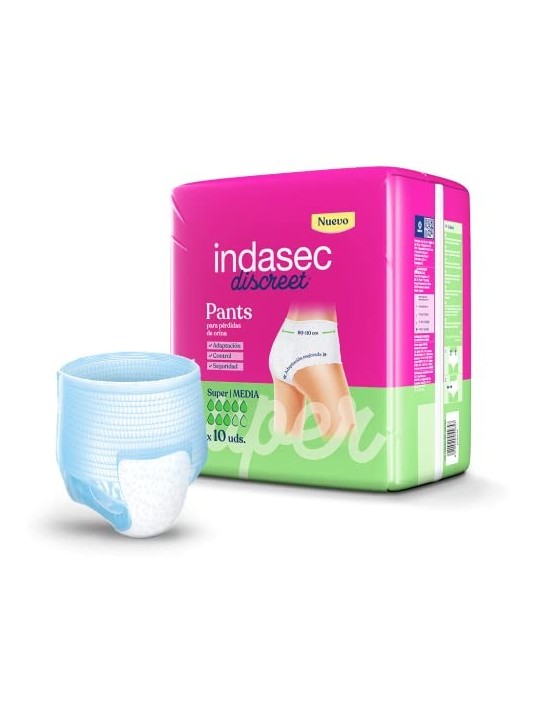 Indasec PANT SUPER taglia media 10 unit donna