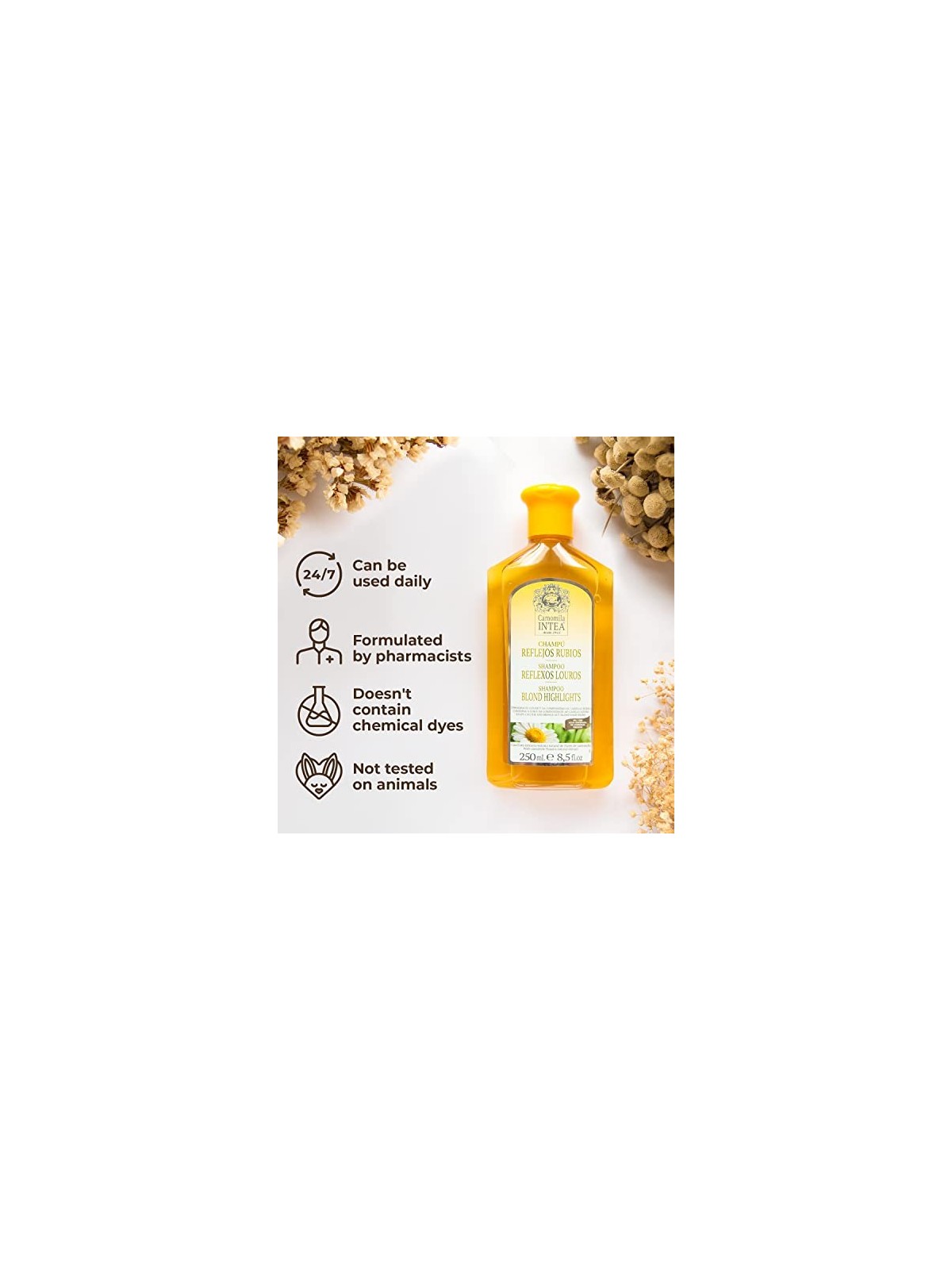 Shampoo Camomila Intea riflessi biondi 250ml unisex