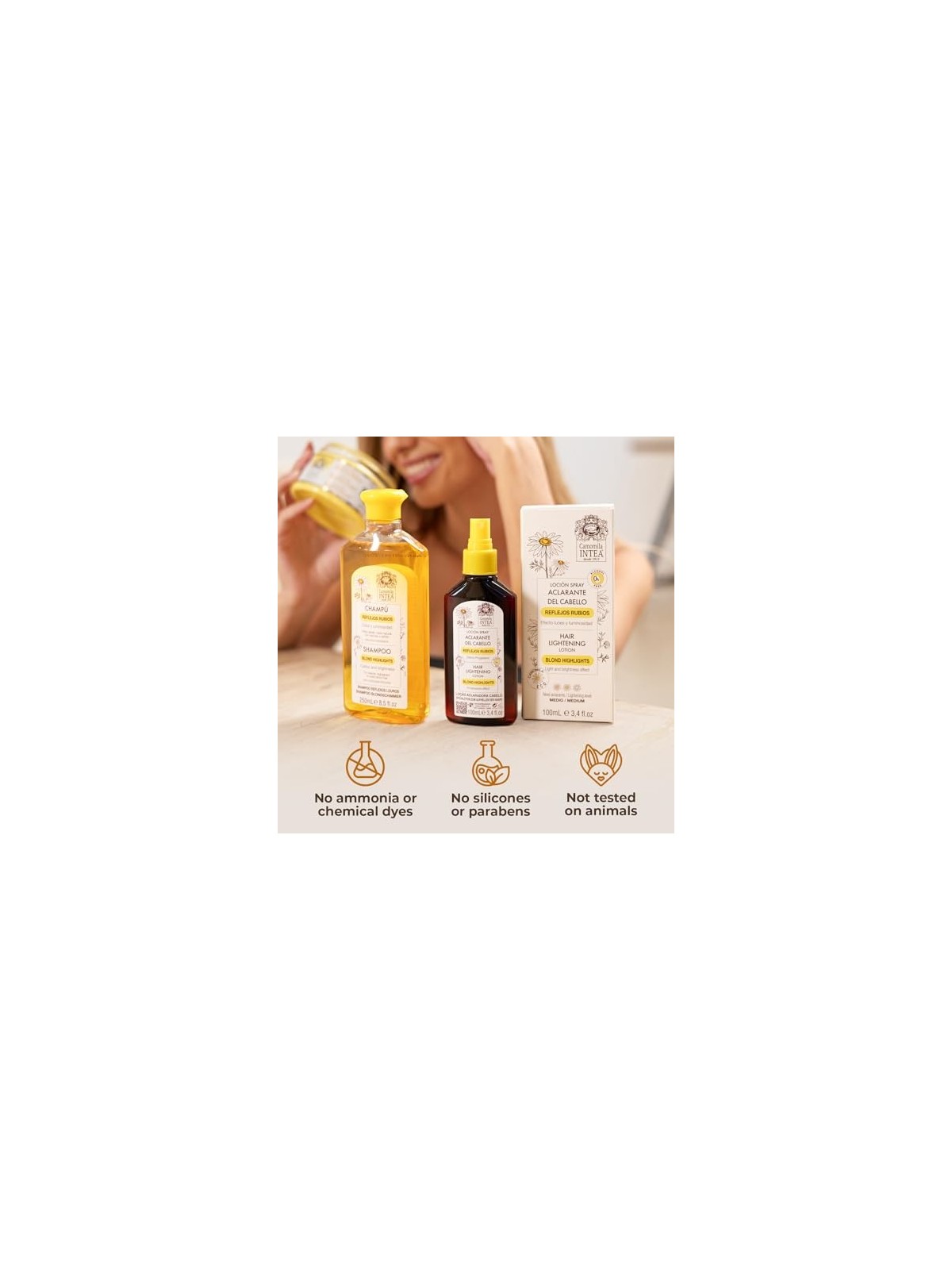 Camomila Intea CAMOMILA lozione per capelli riflessi biondi 100ml unisex Camomila Intea www.essenzetotalstyle.com 