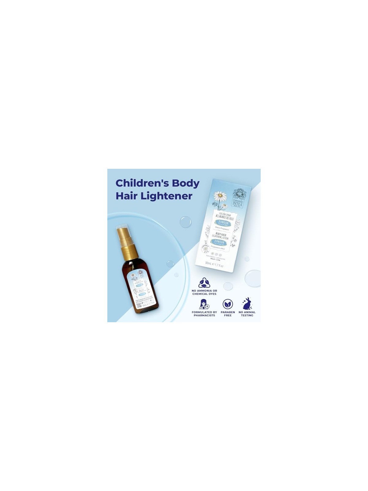 Camomila Intea CAMOMILA INFANTIL lozione copre peli 50ml unisex
