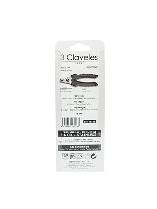 3 Claveles Dog Nail Clipper L 1 unit