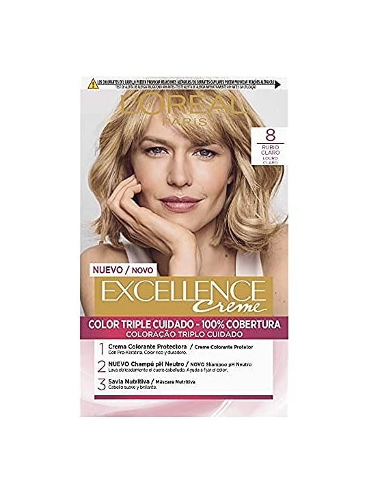L'Orï¿½ï¿½al Paris EXCELLENCE Creme tinte 8 biondo chiaro 192ml unisex