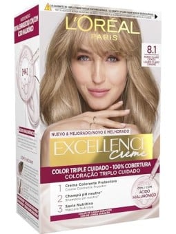 L'Orï¿½ï¿½al Paris EXCELLENCE Crema tinta 81 biondo chiaro cenere