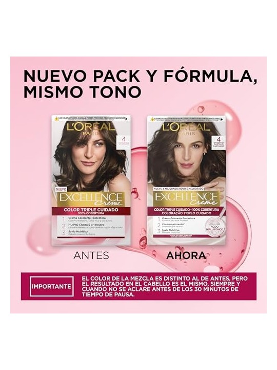 L'Orï¿½ï¿½al Paris EXCELLENCE Crema tinta 81 biondo chiaro cenere