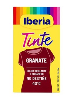 IBERIA Tinta per Abiti Non Sbiadisce 40 Granata 70g unisex