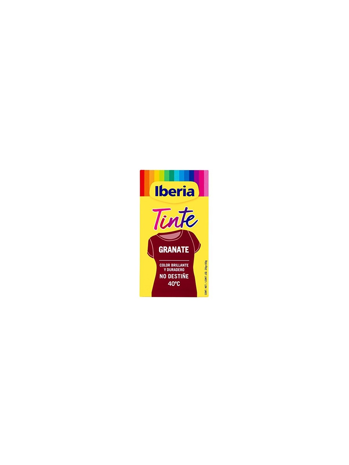 IBERIA Tinta per Abiti Non Sbiadisce 40 Granata 70g unisex