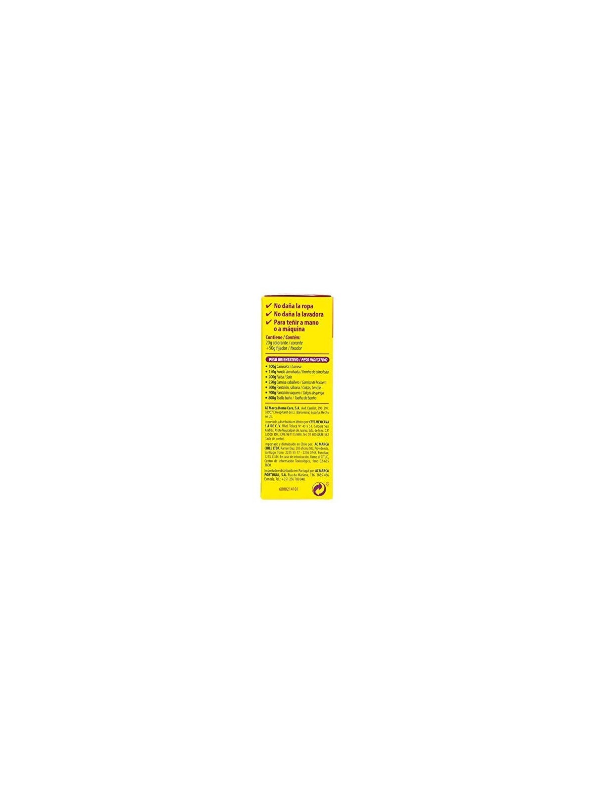 IBERIA Tinta per Abiti Non Sbiadisce 40 Granata 70g unisex