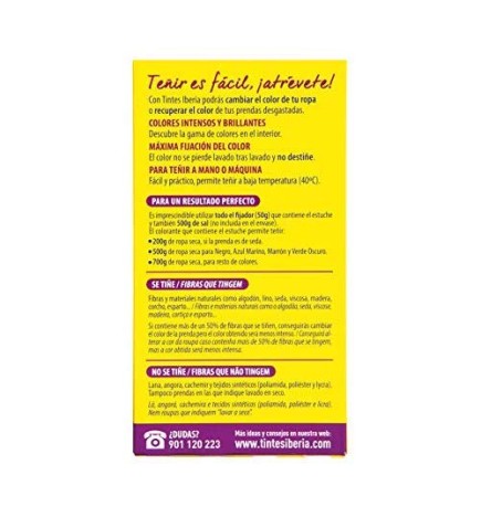 IBERIA Tinta per Abiti Non Sbiadisce 40 Viola 70g unisex