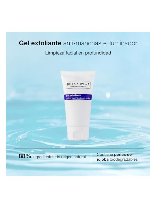 GEL ESFOLIANTE antimacchie peeling enzimatico 75ml donna