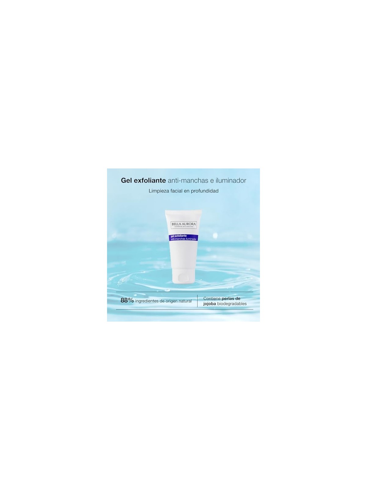 GEL ESFOLIANTE antimacchie peeling enzimatico 75ml donna