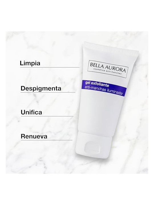GEL ESFOLIANTE antimacchie peeling enzimatico 75ml donna