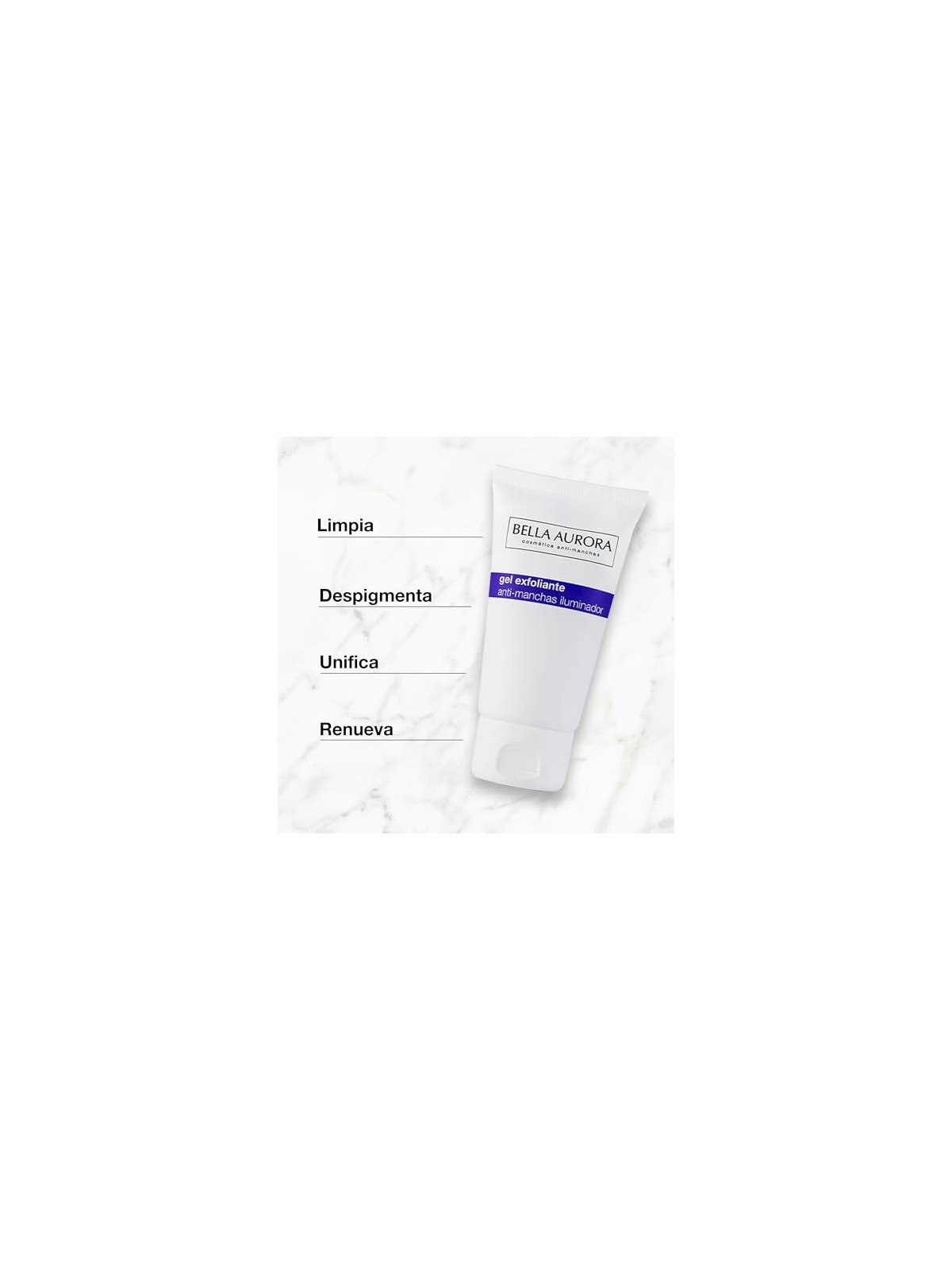 GEL ESFOLIANTE antimacchie peeling enzimatico 75ml donna