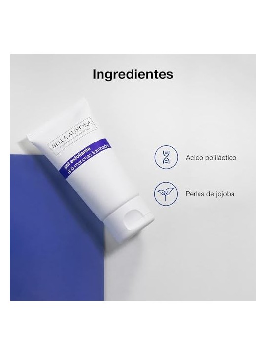 GEL ESFOLIANTE antimacchie peeling enzimatico 75ml donna