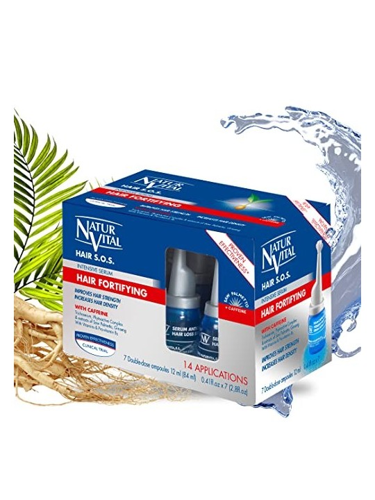 Natur Vital SIERO ANTICADUTA trattamento intensivo 7 fiale x 12ml unisex