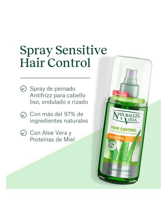 Natur Vital Hair Control Spray 200ml Unisex