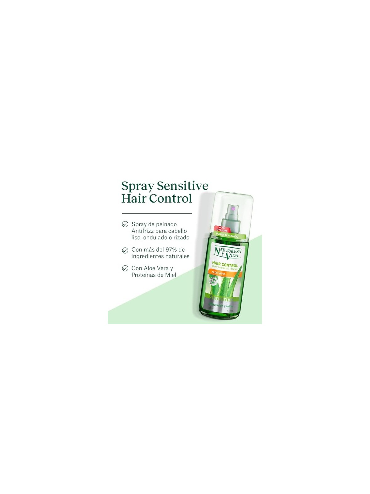 Natur Vital Hair Control Spray 200ml Unisex