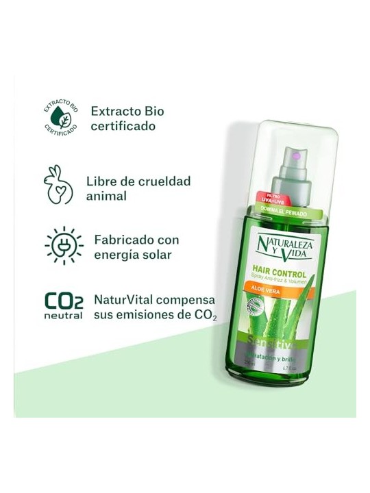 Natur Vital Hair Control Spray 200ml Unisex