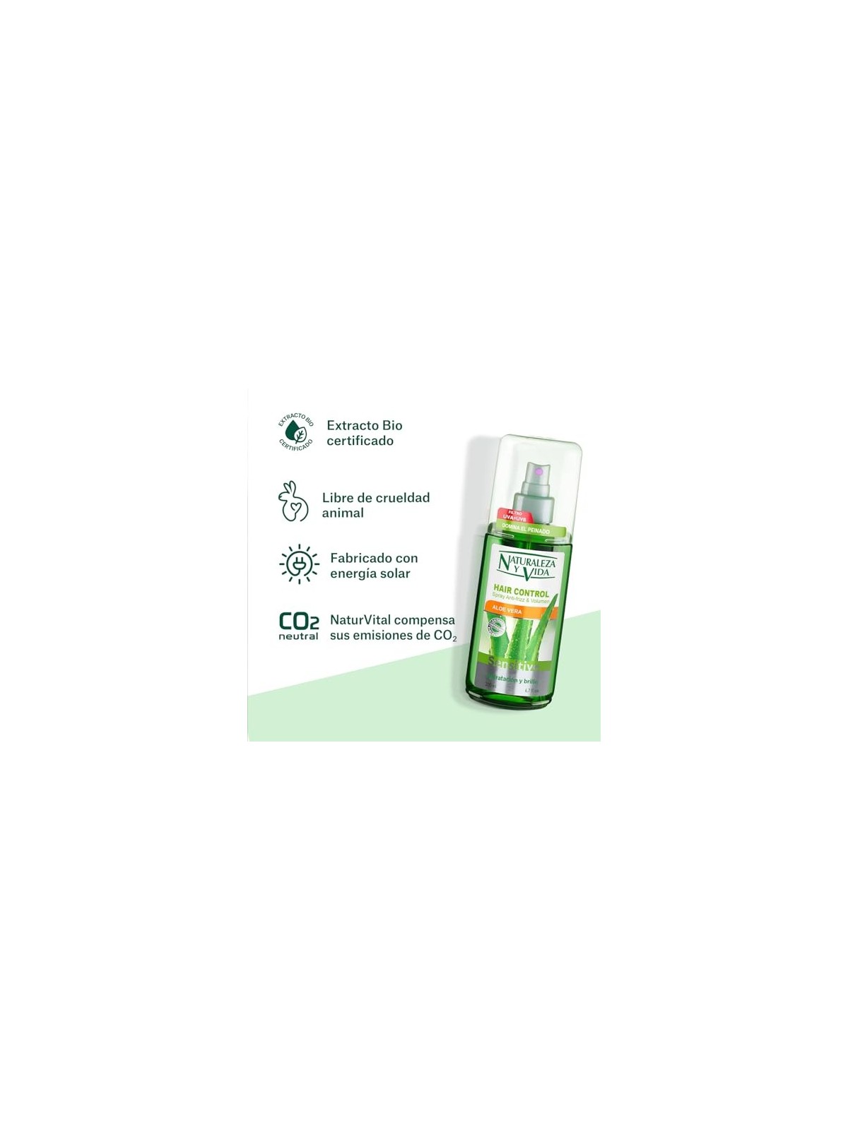 Natur Vital Hair Control Spray 200ml Unisex