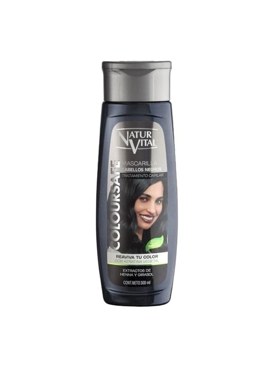 Maschera ColorSafe Natur Vital nero 300ml unisex