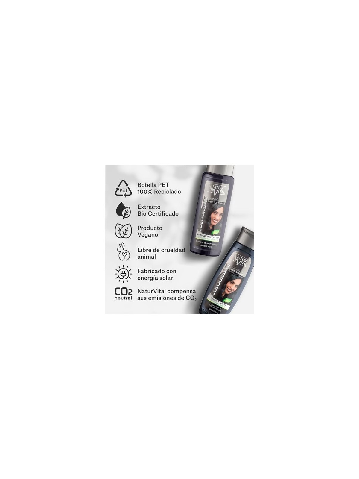 Maschera ColorSafe Natur Vital nero 300ml unisex
