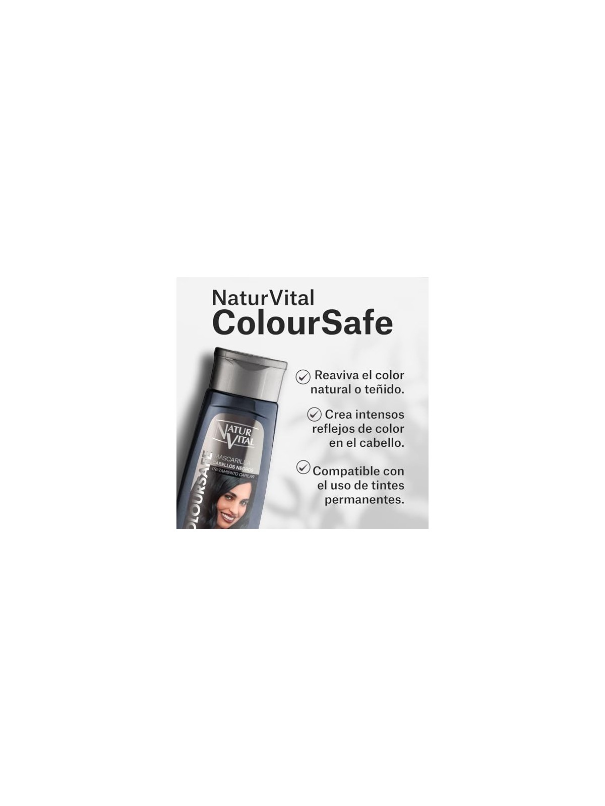 Maschera ColorSafe Natur Vital nero 300ml unisex
