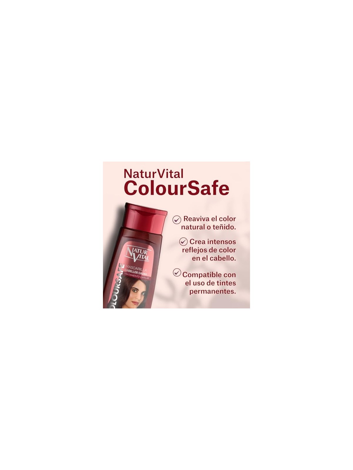 Natur Vital MASCARILLA COLOURSAFE mogano 300ml unisex