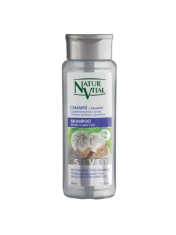 Silver Shampoo for White and Gray Hair Natur Vital 300ml