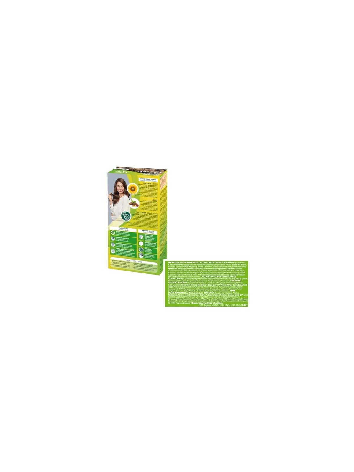 Natur Vital COLOURSAFE Tintura Permanente per Capelli 7Biondo Unisex