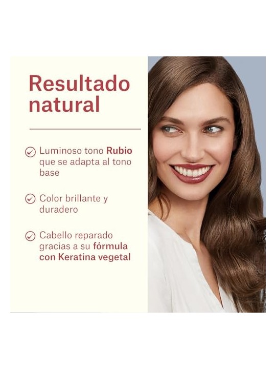 Natur Vital COLOURSAFE Tintura Permanente per Capelli 7Biondo Unisex