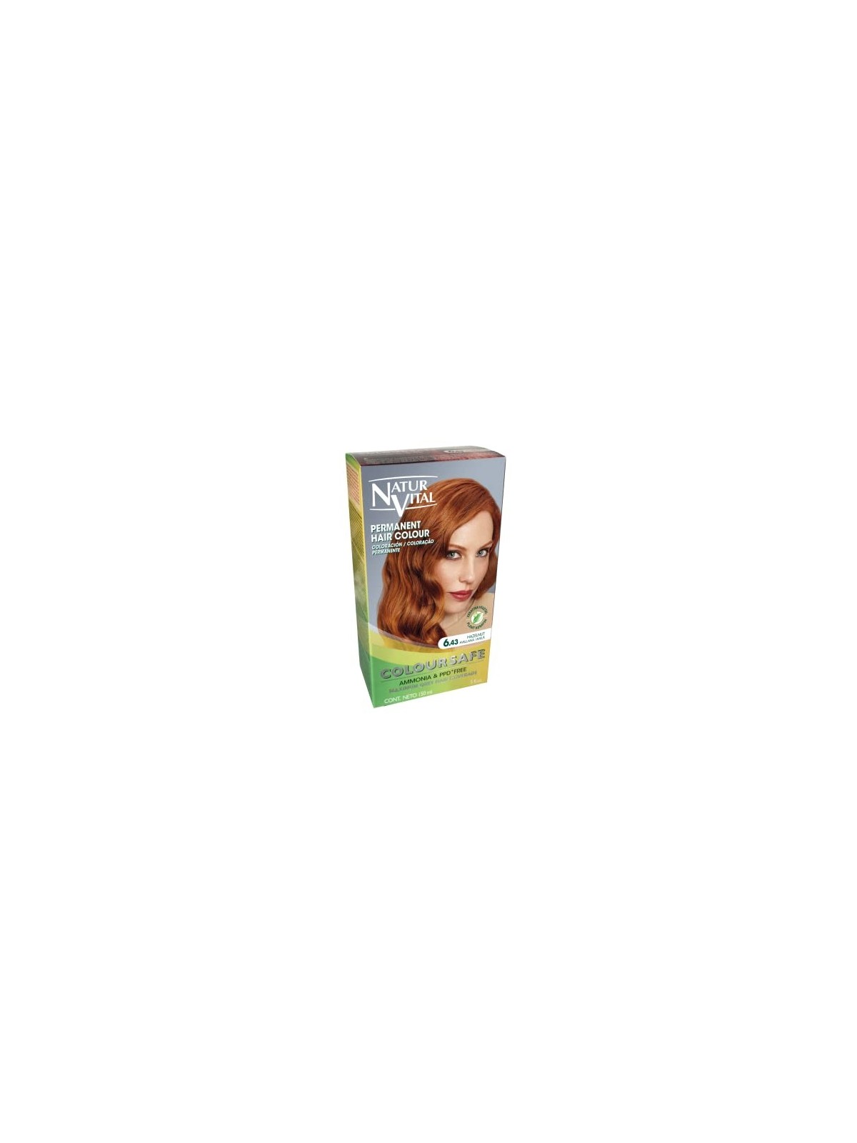 Natur Vital COLOURSAFE tinta permanente 643nocciola unisex