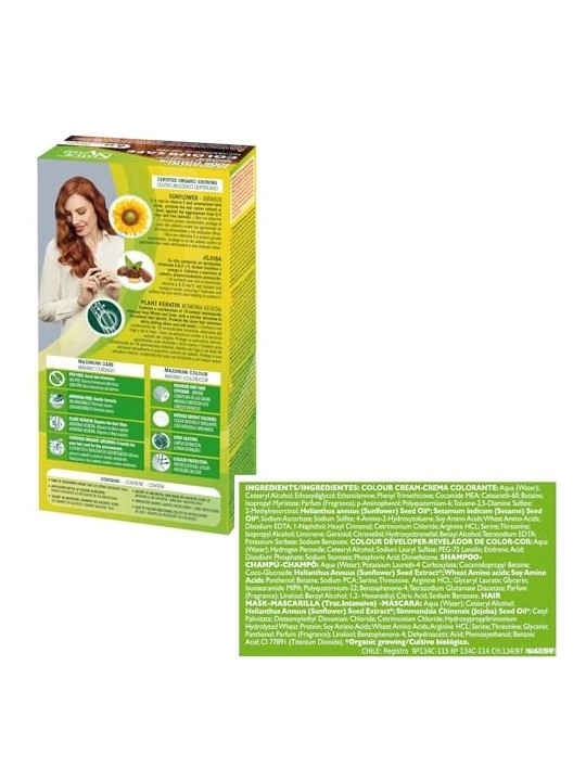 Natur Vital COLOURSAFE tinta permanente 643nocciola unisex