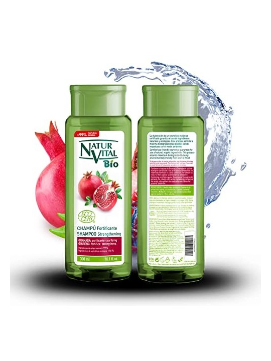 Shampoo fortificante Natur Vital BIO ECOCERT 300ml
