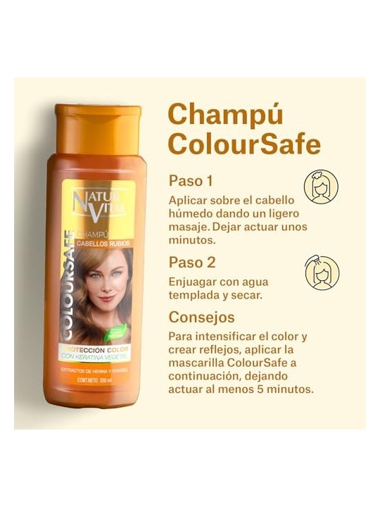 Natur Vital SHAMPOO COLORE biondo 300ml unisex