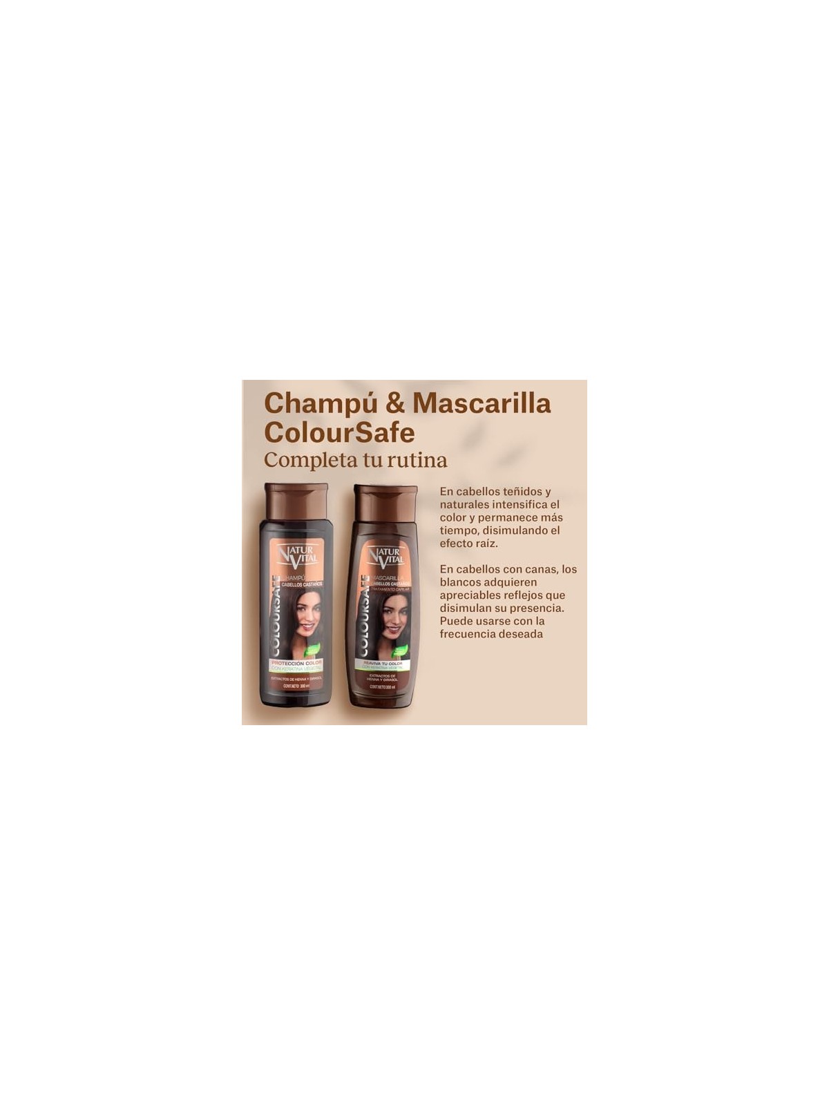 Natur Vital SHAMPOO COLORE castano 300ml unisex