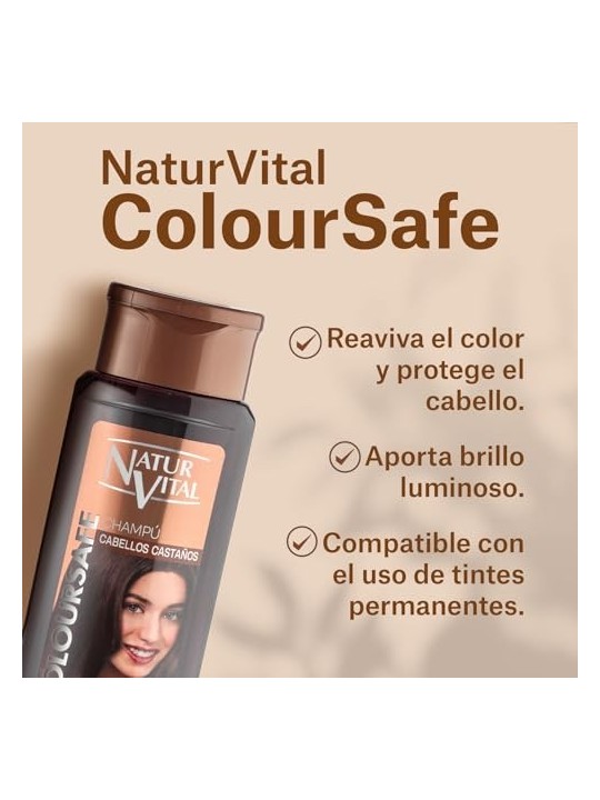 Natur Vital SHAMPOO COLORE castano 300ml unisex