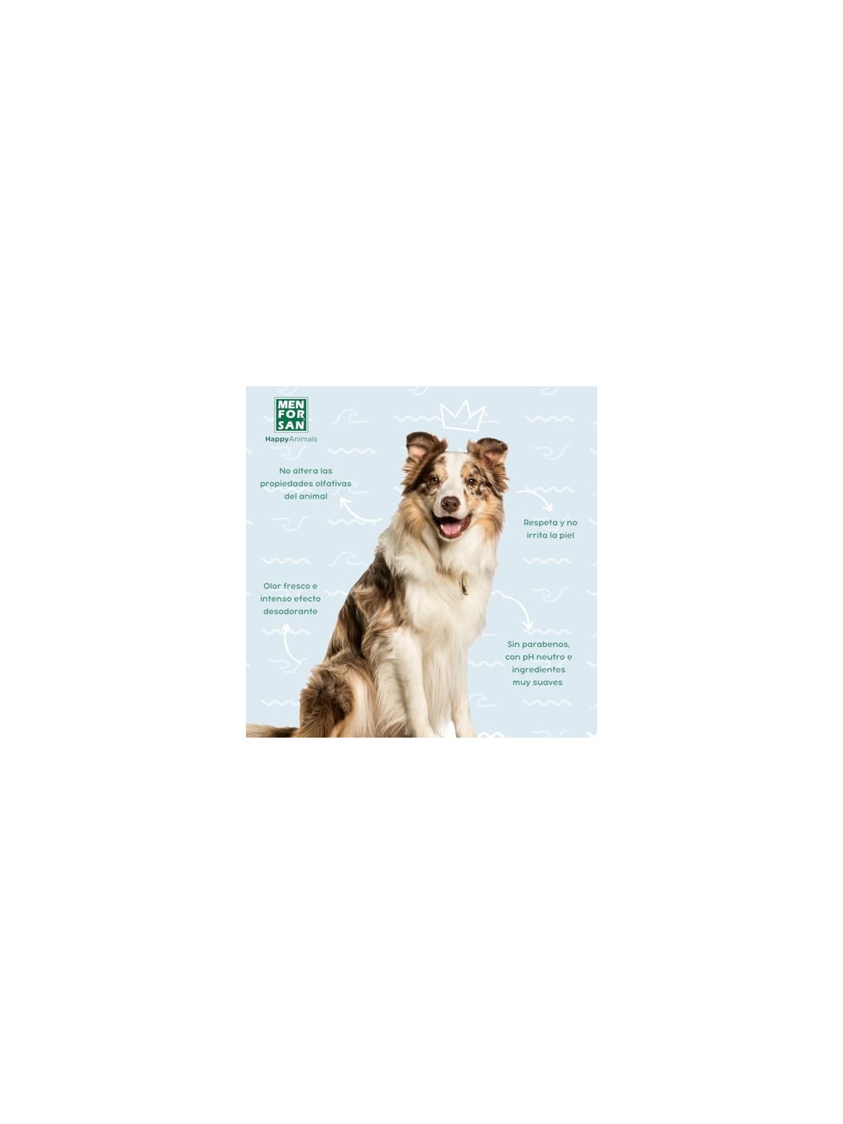 Men For San EAU DE COLOGNE FOR DOGS fresh 125ml unisex