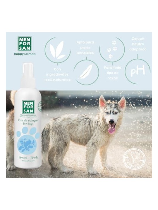 Men For San EAU DE COLOGNE FOR DOGS fresh 125ml unisex