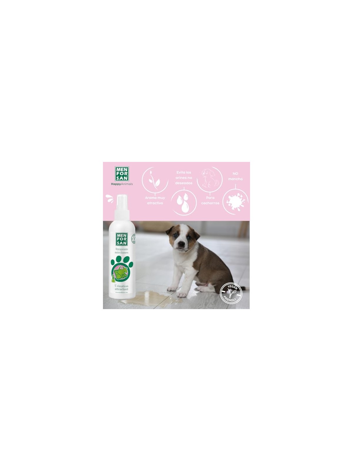 Men For San ATTRATTIVO URINE per animali domestici spray 125ml unisex