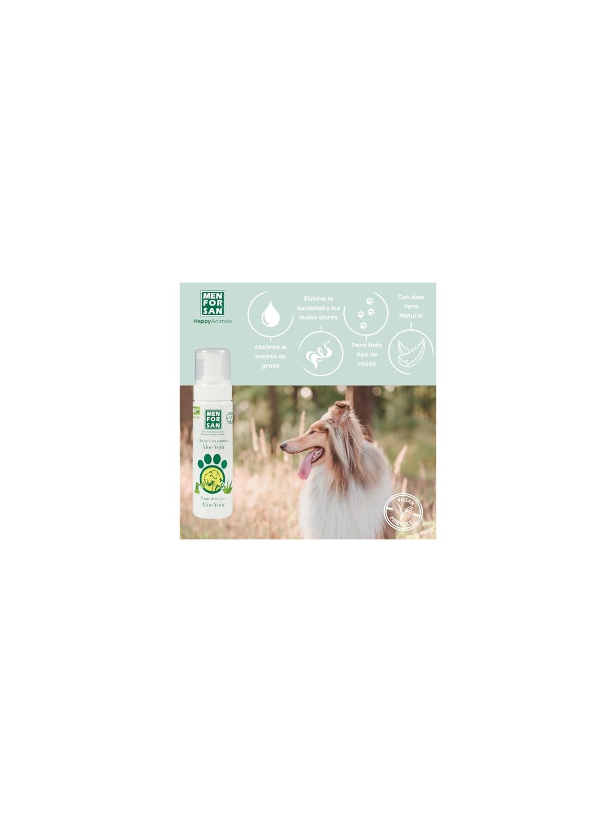 Shampoo in schiuma con aloe vera 200ml unisex