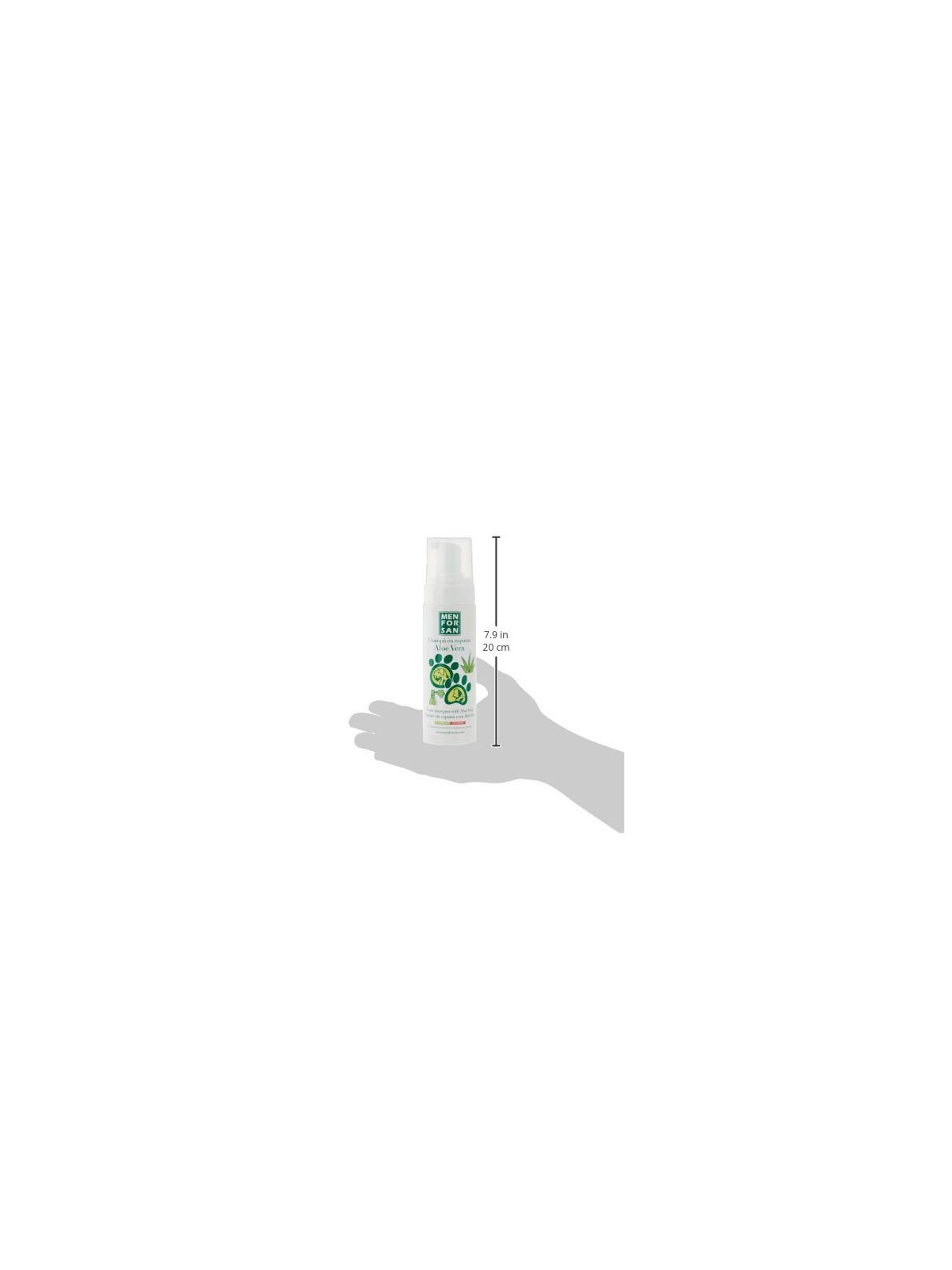 Shampoo in schiuma con aloe vera 200ml unisex