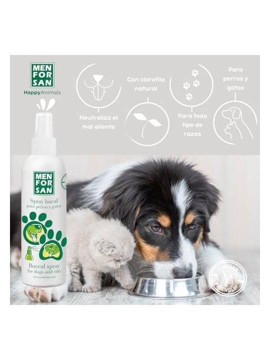 Men For San SPRAY BUCAL per cani e gatti 125ml unisex