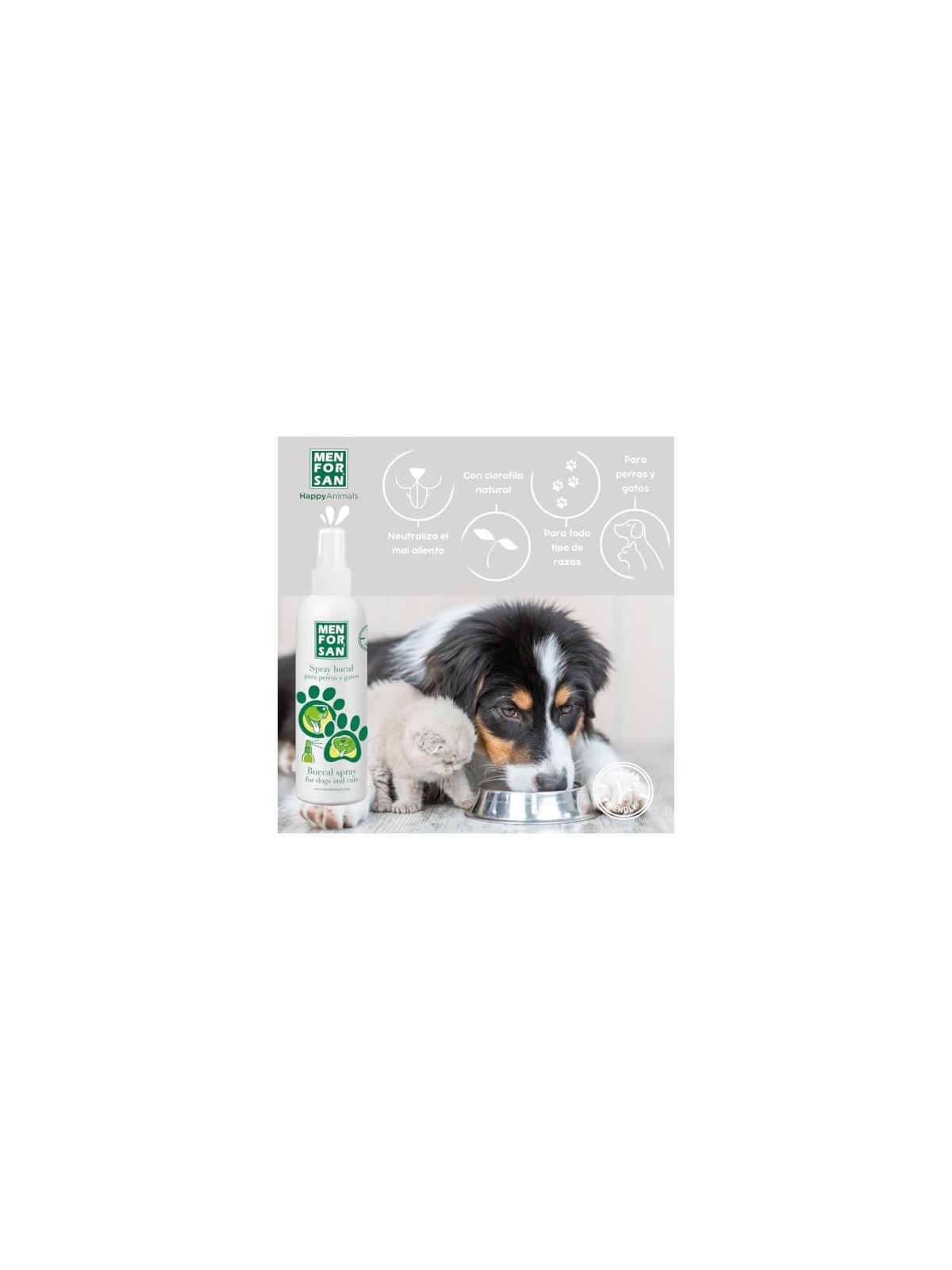 Men For San SPRAY BUCAL per cani e gatti 125ml unisex