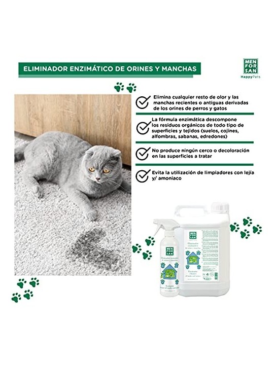 Eliminatore enzimatico di urina e macchie Men For San 500ml